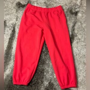 Athleta Orange Sweatpants sz XL NWOT